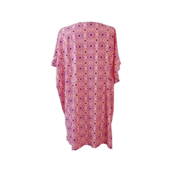 Aqua et Sol - Oversized Beach Cover-up Dress Size Medium UPF 50+ Pool Resort - Picture 3 of 3